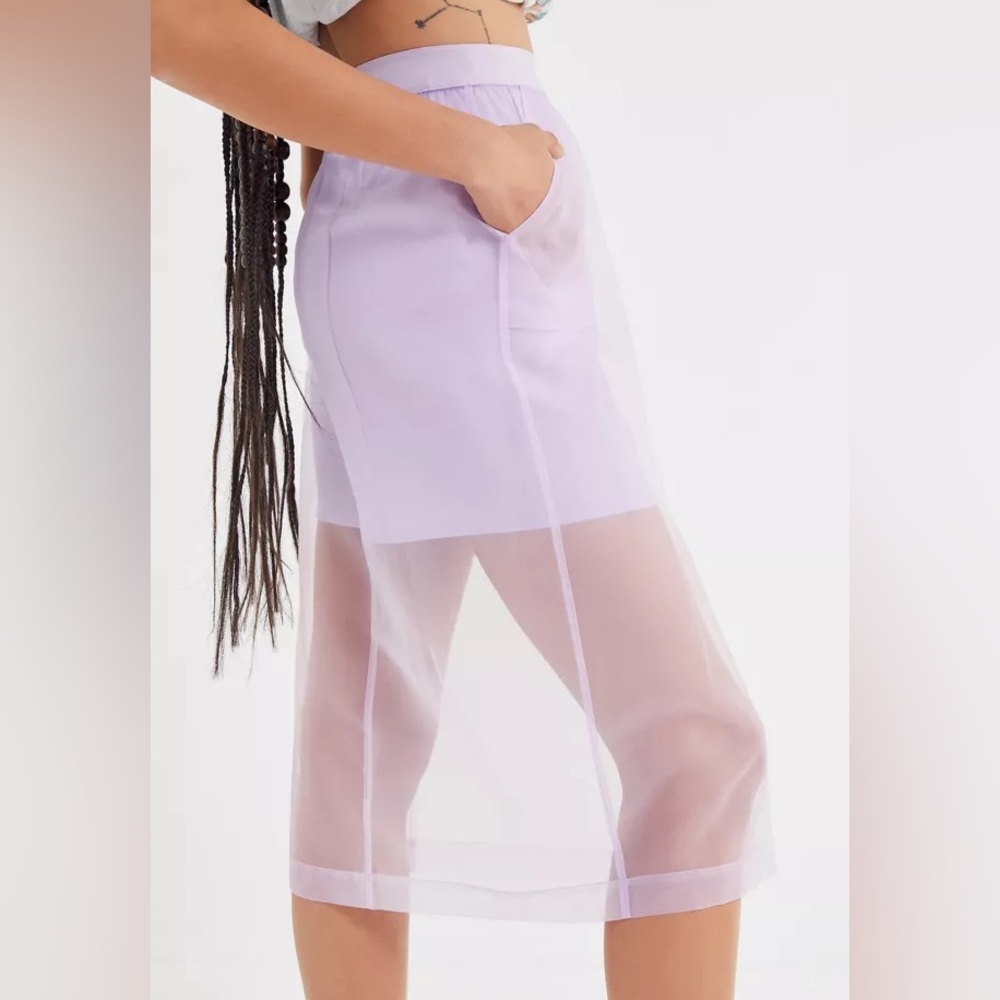 Urban Outfitters Lavender Organza Skirt